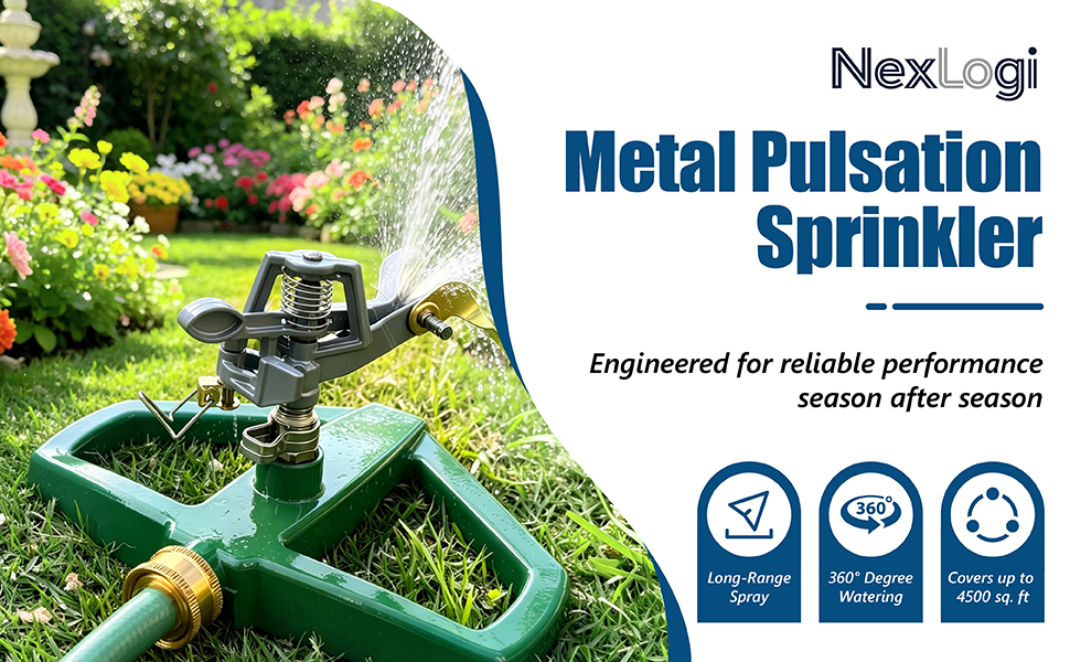 metal pulsation sprinkler