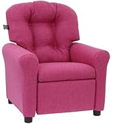 THE CREW FURNITURE Traditional Kids Recliner, Toddler Ages 1-5 Years, Home Décor Polyester Linen,...