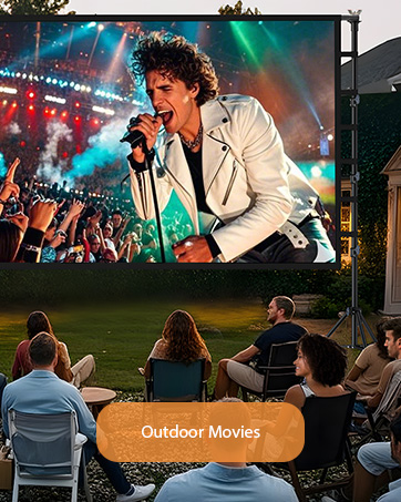 outdoor movies screen