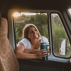 BJPKPK Tumbler With Handle And Straw