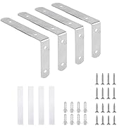 Furniture Anchors (4 Pack) Cabinet Anti Tip Kit for Baby Pet Proofing, Stainless Steel Furniture ...