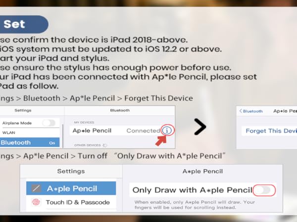3-Pack Tablets Stylus Pen for All Touchscreen with Precision Disc Tip