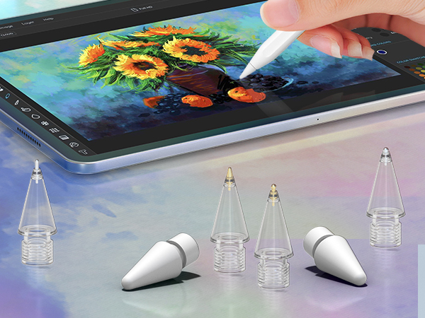 6 pack replacement apple pencil tips