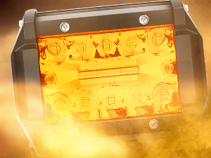 4 Inch 60W Amber LED Pods with Wiring Harness kit