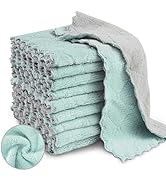 20 Pack Kitchen Dish Cloths, Super Absorbent Microfiber Cleaning Cloth for Cleaning Dishes, Kitch...