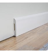 Art3d Wall Baseboard Molding Trim 8-Pack of 56 x 2.6 in., High Impact Polystyrene Skirting Board ...