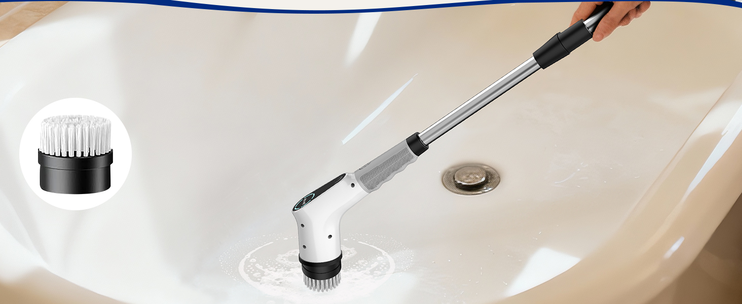 Electric spin scrubber