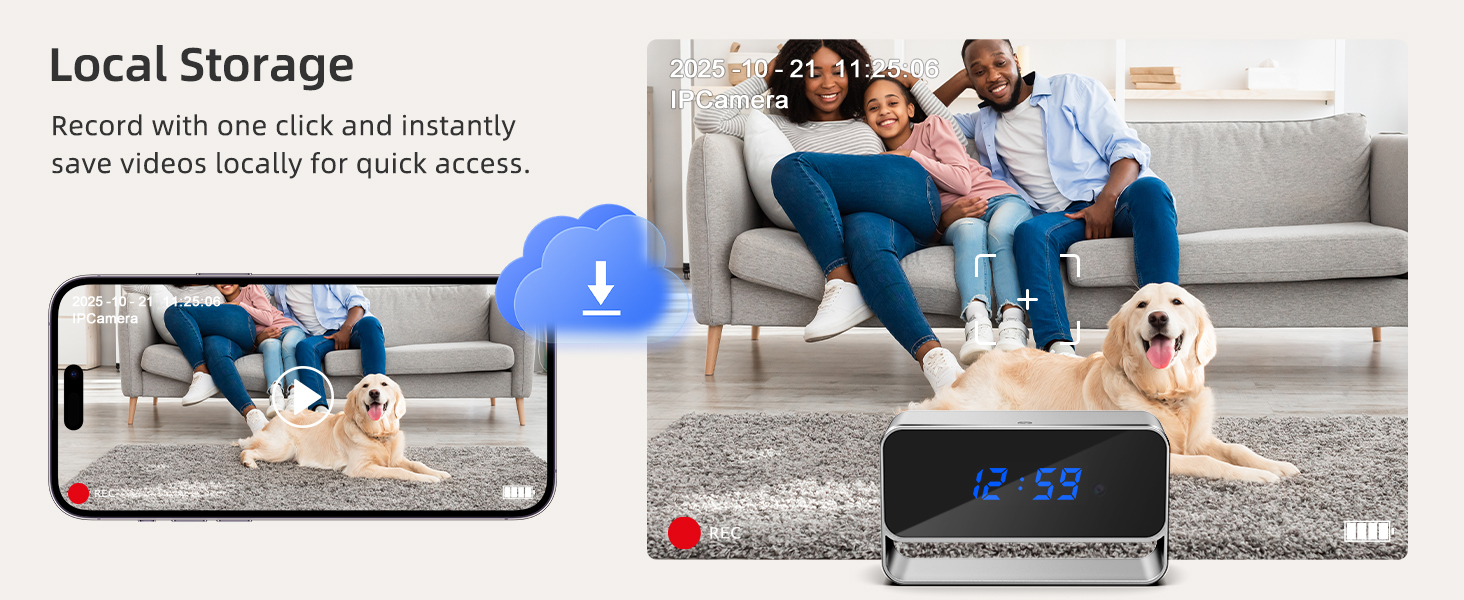 hidden camera with audiovideo