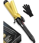 DAN Technology 1½ Inch Large Barrel Curling Iron Wand for Loose Waves, Tourmaline Ceramic Hair Cu...