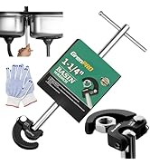 GRENPRO 11" Basin Wrench, Sink Wrench Faucet Tool for Tight Spaces, Adjustable Tap Nut Plumbing S...