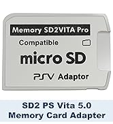 Funturbo Ultimate Version SD2Vita 5.0 Memory Card Adapter, PS Vita PSVSD Micro SD Adapter PSV 100...