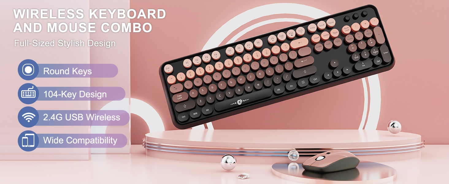 wireless keyboard and mouse set