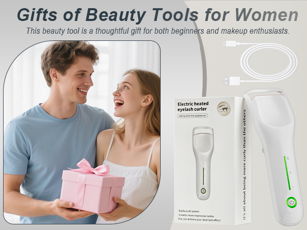 Lilonthy heated eyelash curler for women