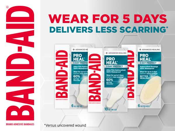 60% Better Healing Advanced Hydrocolloid Bandages