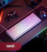 HK GAMING GK61 60% v3 | Hotswap Mechanical Gaming Keyboard | 61 Keys Multi Color RGB LED Backlit ...