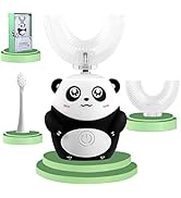 KAQINWX Kids Electric Toothbrushes, U Shaped Toddler Toothbrush, Panda Ultrasonic Kids Toothbrush...