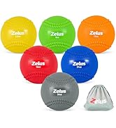 ZELUS Weighted Baseball Set with Seams for Hitting Pitching, Plyometric Baseballs with Carry Bag,...