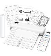Rongta Portable Thermal Printer, Inkless Wireless Printers Compatible with Android iOS Phone, Mac...