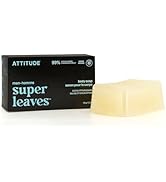 ATTITUDE Bar Soap Body Wash for Men, For Body and Hands, 99% Natural Origin Ingredients with Avoc...