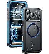 Oterkin for iPhone 17 Pro Max Case Waterproof, Translucent Matte [Compatible with Magsafe][Built-...