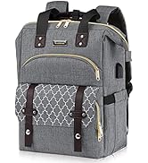 Kuosdaz Travel Backpack for Women, Large Wide Open Womens Backpack for School, Water Resistant Co...