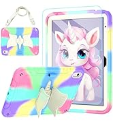 TOMORRY for iPad 10th Generation Case 10.9 Inch 2022 with Tempered Glass Screen Protector,Unicorn...