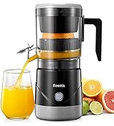 Electric Citrus Juicer, Reemix Full-Automatic Orange Juicer Squeezer for Orange, Lemon, Grapefrui...