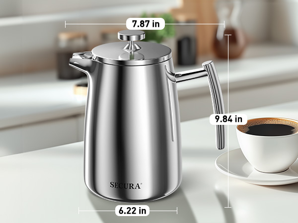 size of french press