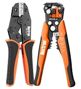 Noxtren Wire Stripper and Crimping Tool Set, 2-Piece Electrical Tool Kit | AWG24-10 self-adjustin...