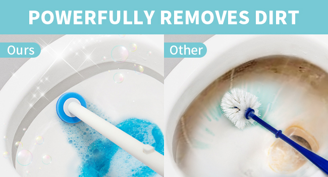 Powerfully removes dirt