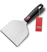 Vovoly Wide Griddle Scraper, 4.3“x4.3'' Smashed Burger Scraper Grill Scraper Spatula Burger Turne...