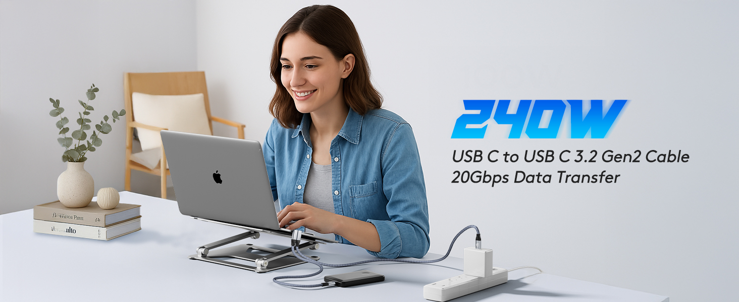 type c to type c fast charger charging cord 240w 48v 5a