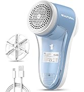 BEAUTURAL Fabric Shaver, Rechargeable Lint Remover for Clothes, Electric Lint Shaver with 6-Leaf ...