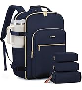 LOVEVOOK 40L Large Travel Backpack for Women Men, 17 Inch Carry on Backpack for Traveling on Airp...