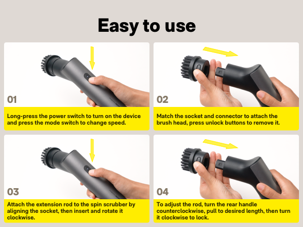 Electric Spin Scrubber