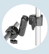 Double Super Clamp&amp;amp;Umbrella Mount for Golf Cart/Pole/Desk