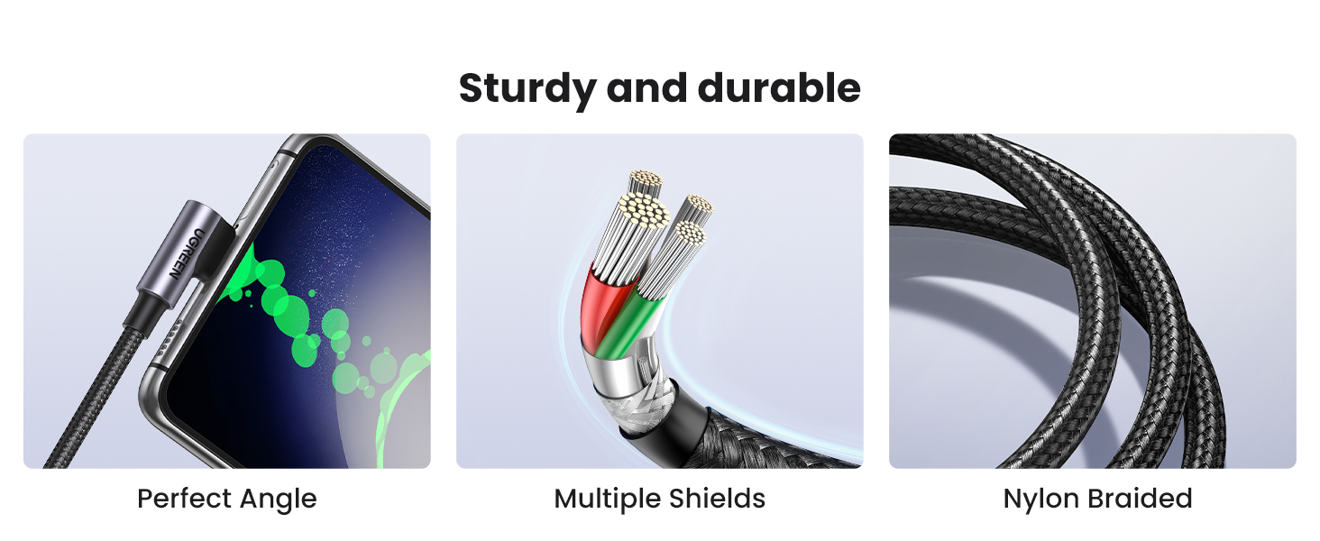 sturdy and durable cable 