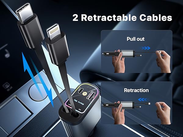 retractable car charger