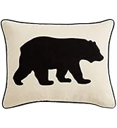 Eddie Bauer Home Throw Pillow with Zipper Closure, Perfect Luxurious Bedding Set for Bed or Sofa,...