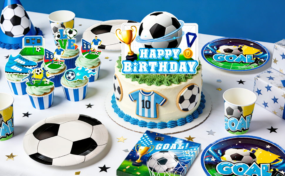 soccer birthday decorations