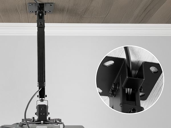Extending Ceiling Projector Mount, Height Adjustable Projection
