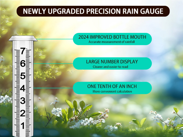 hree-section Large rain gauge
