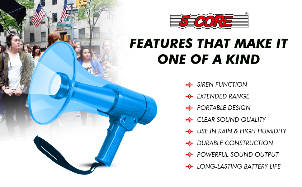 megaphones, bull horns, bull horn loud speaker, horn speaker, megaphone with mic, megaphone speaker
