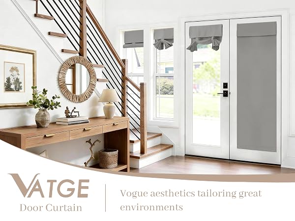 vatge door curtain for door window