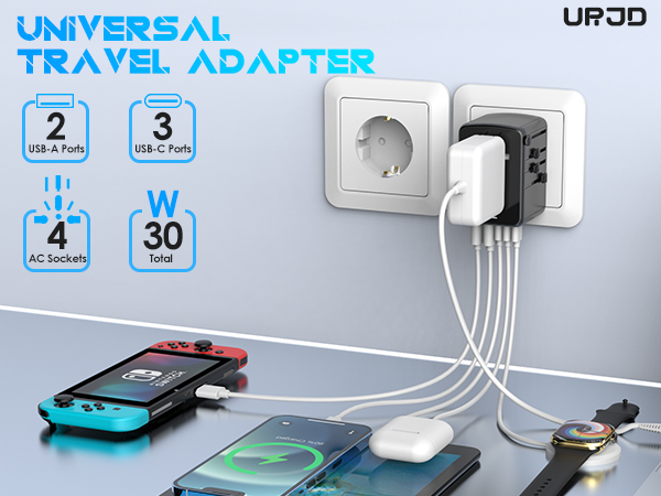 multi usb adapter plug converter