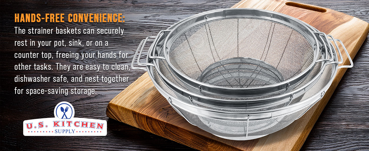 nesting stackable multipurpose household professional restaurant chef catering sink rinseware