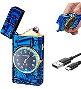 COMANYI Electric Lighter with Plasma Arc, Windproof USB Rechargeable Lighter with Cool Design, Cl...