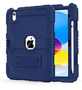 OKP Case for iPad 11 inch (A16) 2025/ iPad 10th Generation 10.9'' 2022, Heavy Duty Shockproof Rug...