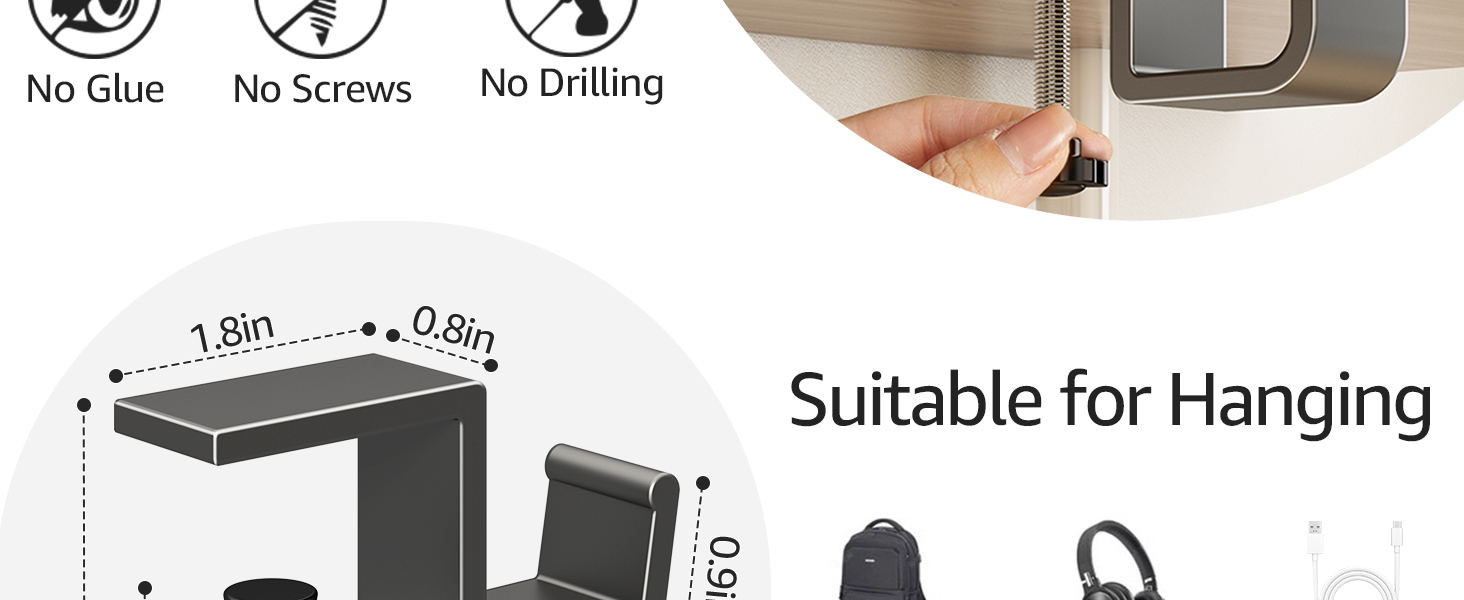 Desk Bag Hook
