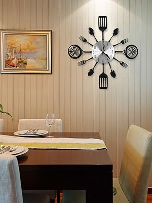 kitchen clocks wall battery operated